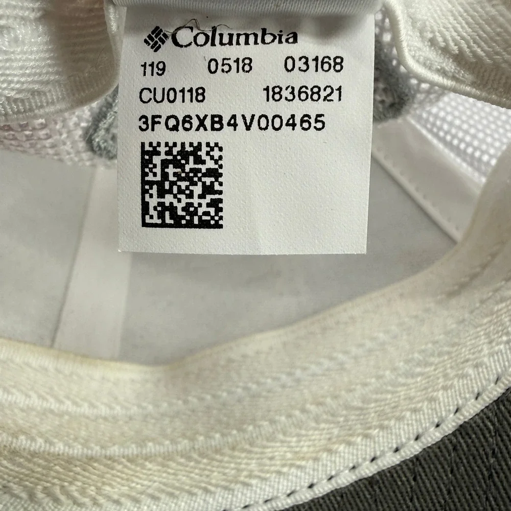 Columbia Trucker Hat Mens S/M Gray‎ PFG Performance Fishing Gear Mesh Flexfit